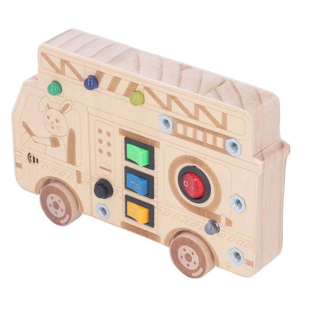 Light Up Switch Sensory Toy Simulation Learning Traffic Rules Exercise Hand Eye Coordination Early