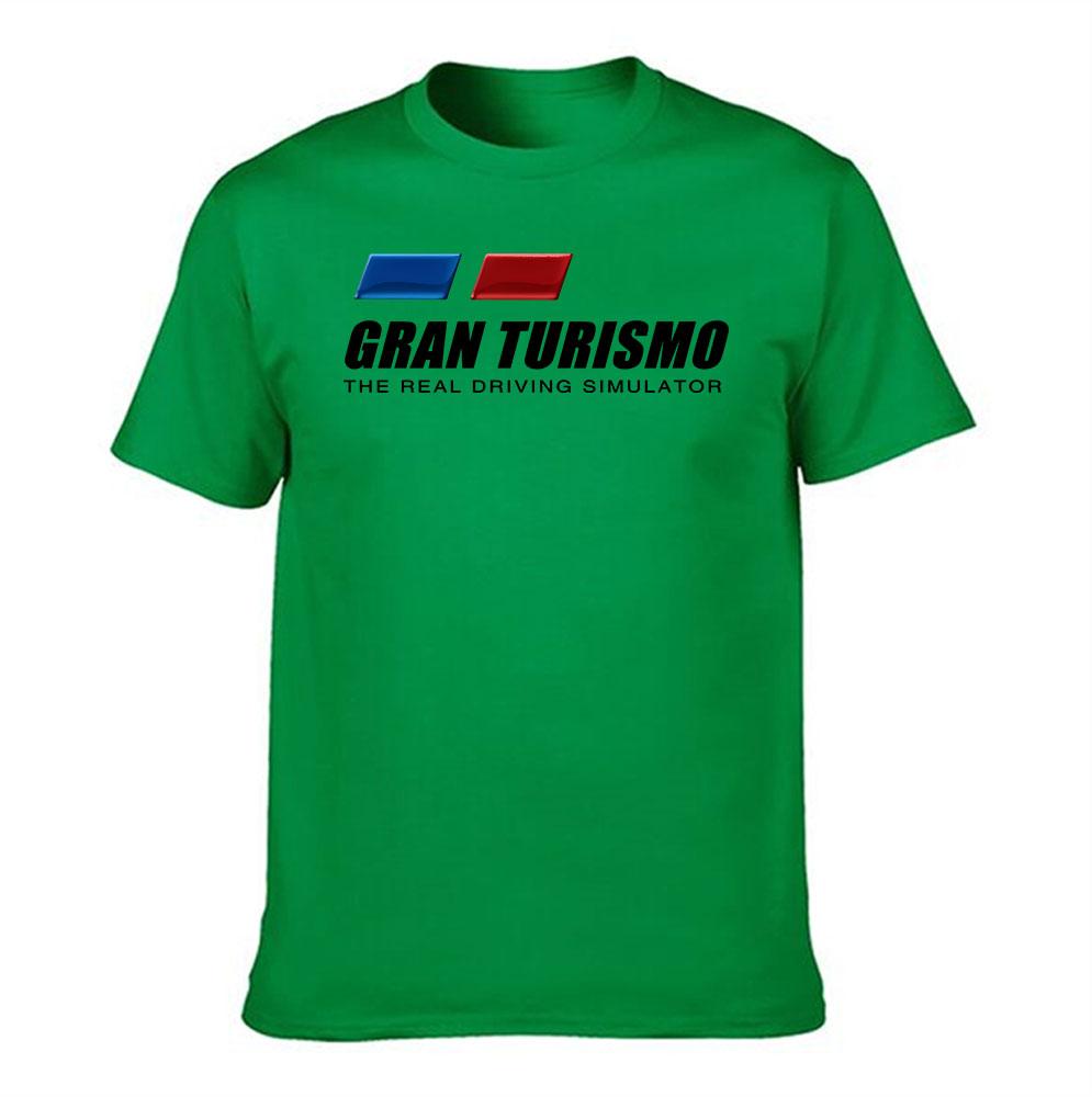 Unisexs Cotton TShirt Gran Turismo The Real Driving Simulator Graphic Print Casual Tee