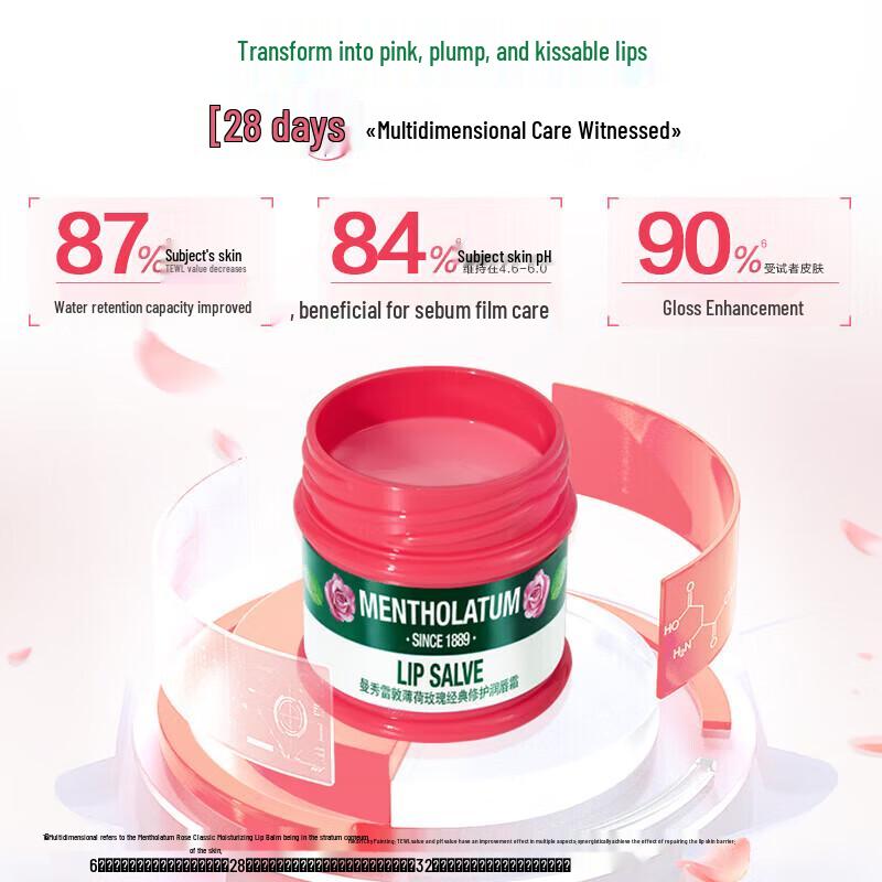 Mentholatum Mint Rose Repair Lip Cream