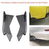 Rear Bumper Lip Splitter Universal Car Side Fender Fins Body Lip Spoiler Chin Skirt Protector 2pcs Rear lip wrap angle splitters