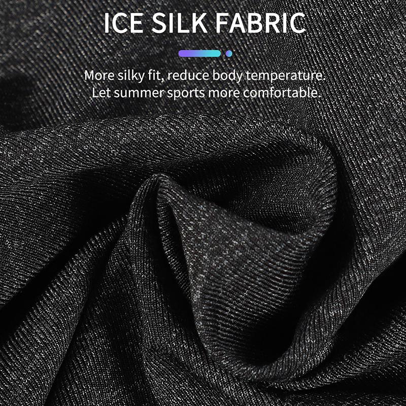WEST BIKING Sports Arm Sleeves Ice Fabric UV Protection Cycling Basketball Running Arm Warmer Outdoor Cool Compression Sleeve