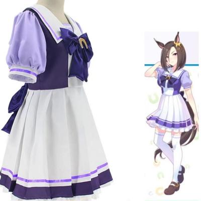 Mejiro McQueen Uma Musume Cosplay Sailor Uniform - Tresin Academy School Anime Performance Outfit