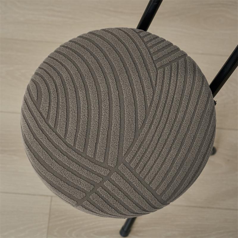 2pcs Jacquard Elastic Chair Covers for Round Chairs Anti-dirty Slipcover Removable Furniture Dust Covers for Living Room