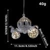 Christmas Ornament Acrylic Sequin Christmas Tree Pendants Snowflake Christmas Supplies Hanging Ornament