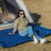 Outdoor Double Camping Inflatable Pad with Foot Pump - Moisture-Proof, Thickened TPU Air Mattress