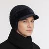 Comfortable Thick Warm Winter Thermal Hat Windproof Earflaps Knitted Cap Elasticity Ear Protection Cap Outdoor Sports