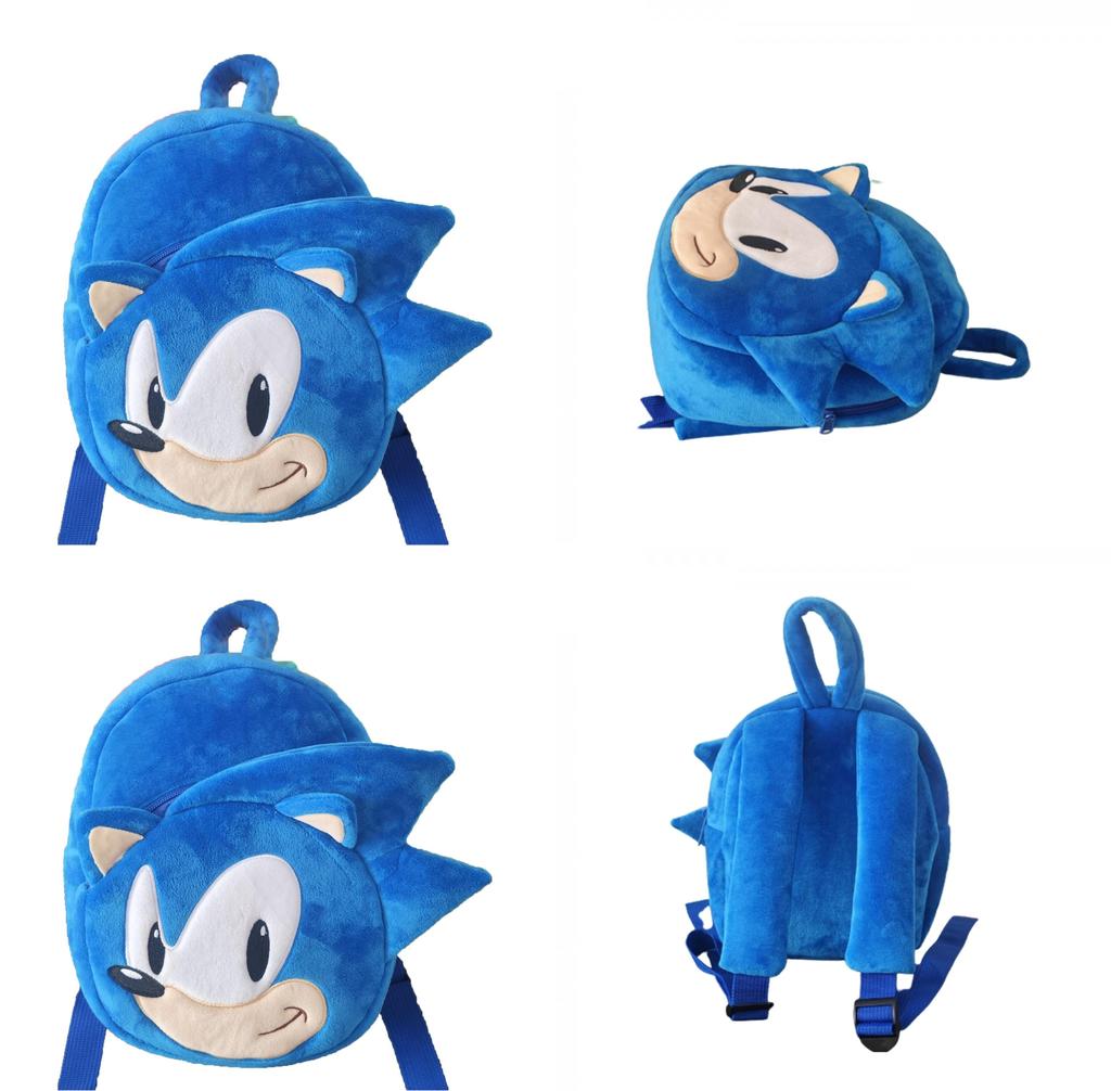 Pluszowy plecak Sonic Kolorowy i modny plecak dla maluchów i dzieci