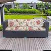 Rutschfeste Outdoor-Sofa-Kissenbezüge mit tropischem Druck, Möbelschutz, Ersatz für einzelne Sitzkissen