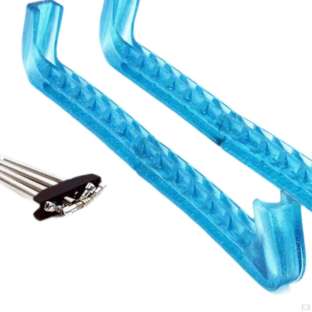 Protecții Patine Artă Gheață Huse Lame Hochei Elastic, Cauciuc Antrenament Sportiv, Fiabil