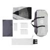 Pool Tent with Removable Canopy and Mesh Walls Gray 510 x 510 cm