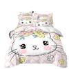 3D Geprint Schattige Kitten Huisdier Kat Beddengoed Set Marie Kitty Kat Dekbedovertrek voor Meisjes Jongens Cadeau Kinderkamer Decoratie Twin Queen