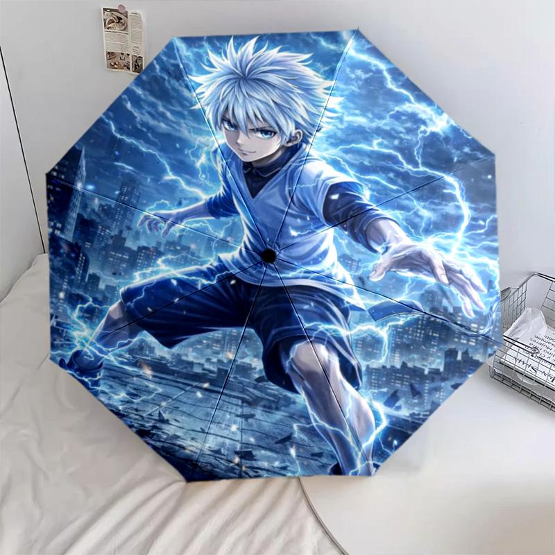 1PC Hunter X Hunter Automatic Umbrella - Suitable Travel Outdoor Portable Umbrella Birthday Gift Daily Essentials