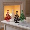 Spiral Shape Desktop Decoration 3D-Printed Xmas Ornaments Unique Christmas Tree Ornament  Gift Idea