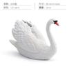 Wildlife Simulation Animal Swan Model Ornament Children'S Educational Farm Poultry White Swan And Black Swan Desktop Decorations