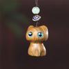 Strawberry Sandalwood Key Chain Chinese Style Lucky Cat Pendant Lucky Key Chain Strap  Men