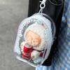 1 Set For Skullpanda Doll Cartoon Printing Protective Cover Pain Bag With Rope For 15-17Cm Labubu Crossbody Baby Walking Bag