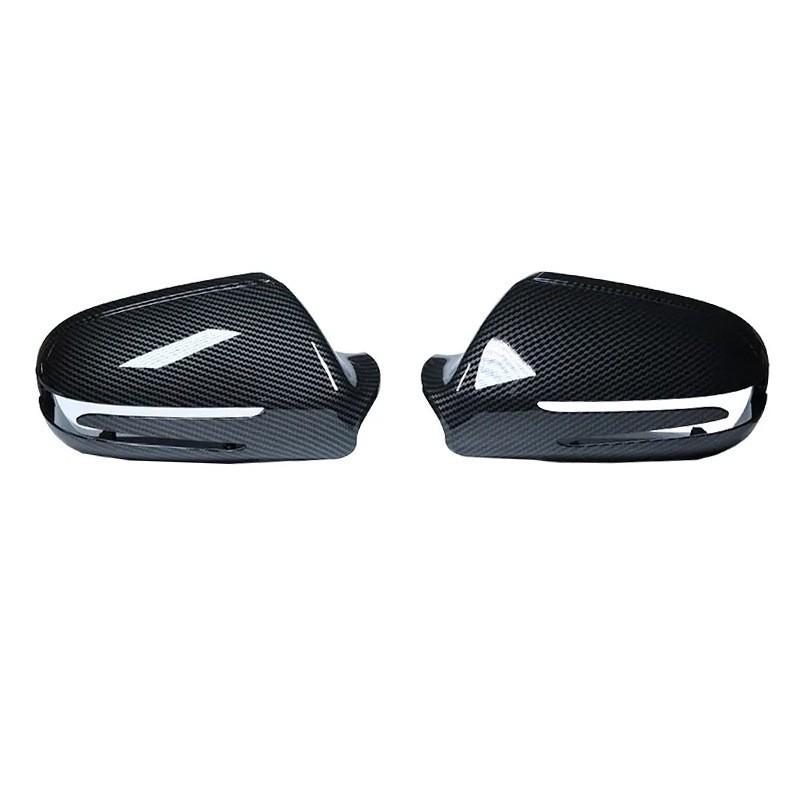 Protective Cover Door Mirror Shell For Mercedes Benz E-coupe CLS CLC SL SLK Class W207 C207 W219 R230 R171 CarbonFiber