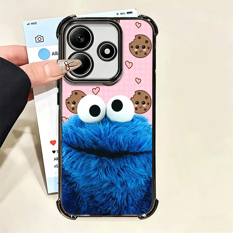 Sesame Street Cookie Soft Phone Case For Xiaomi Poco X7 X8 Pro Max X6 X5 X3 F8 Ultra F7 M8 M7 M5S Redmi 15C 15A 15 14C 13C 12C 1