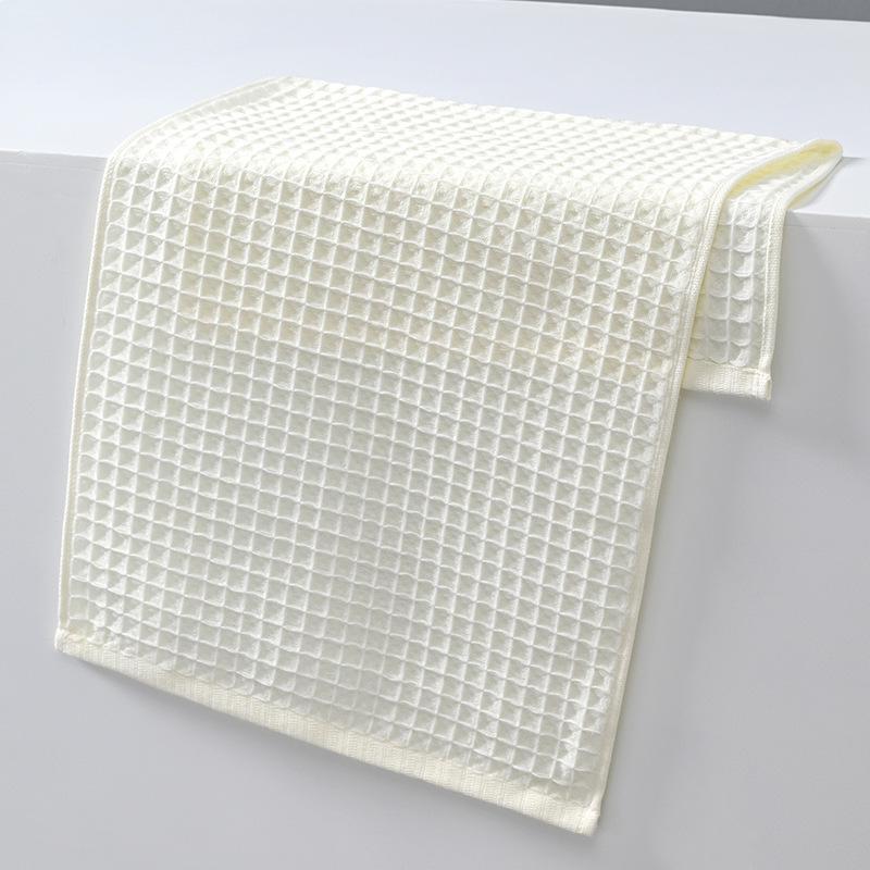 1 PC Class A Cotton Waffle Towel Combed Cotton Honeycomb Household Face Towel Soft Absorbent Comfortable Textile Towels for The Home