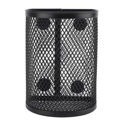 Magnetic Pen Holder Metal Mesh Semicircular Multifunctional Large Capacity Stationary Organizer