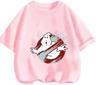 Summer Kids Crew Neck Short Sleeve T Shirt Ghostbusters Classic Cartoon Print Casual School Daily Wear Boys Girls 3 14 Yearss