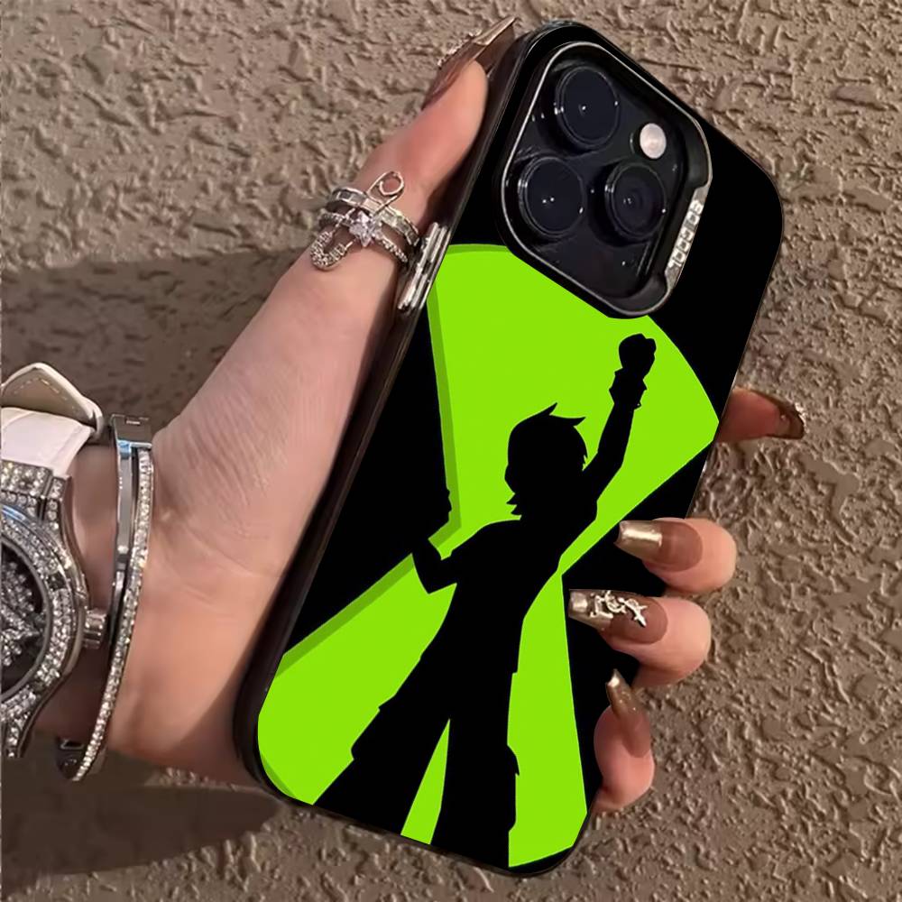 B-Ben10 O-Omnitrix Watch Phone Case For iPhone 17,16,15,14,13,12,11,Pro,X,XS,Max,Plus Soft Black Cover