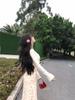 Holiday Style Waist and Thin Pure Desire Wind Sweet Floral Suspender Dress + Cardigan Two-piece Suit Women's Spring and Summer