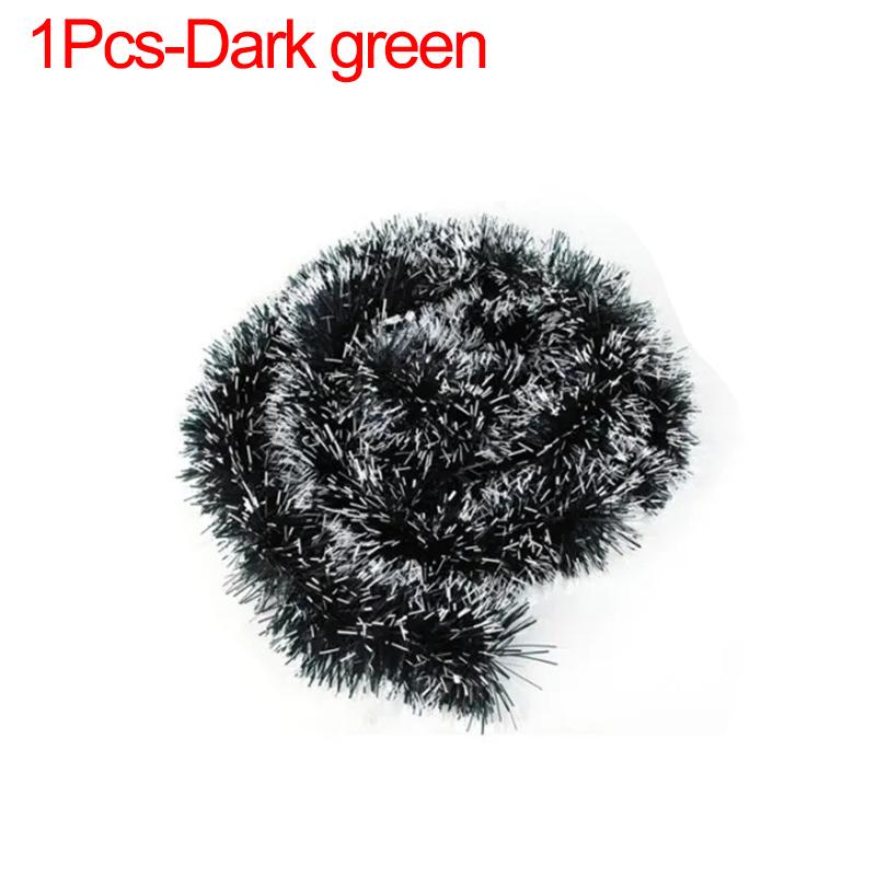 3/1 Stück Weihnachtsbaum-Band-Anstecker Weihnachtsbaumschmuck Hausparty Weihnachts-Girlande Deko Baumschmuck Grüner Stock Lametta Partyzubehör