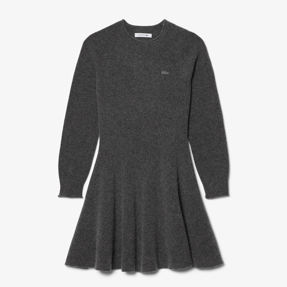 Lacoste Women's Wool Fit and Flare Mini Dress EF4161-55N050