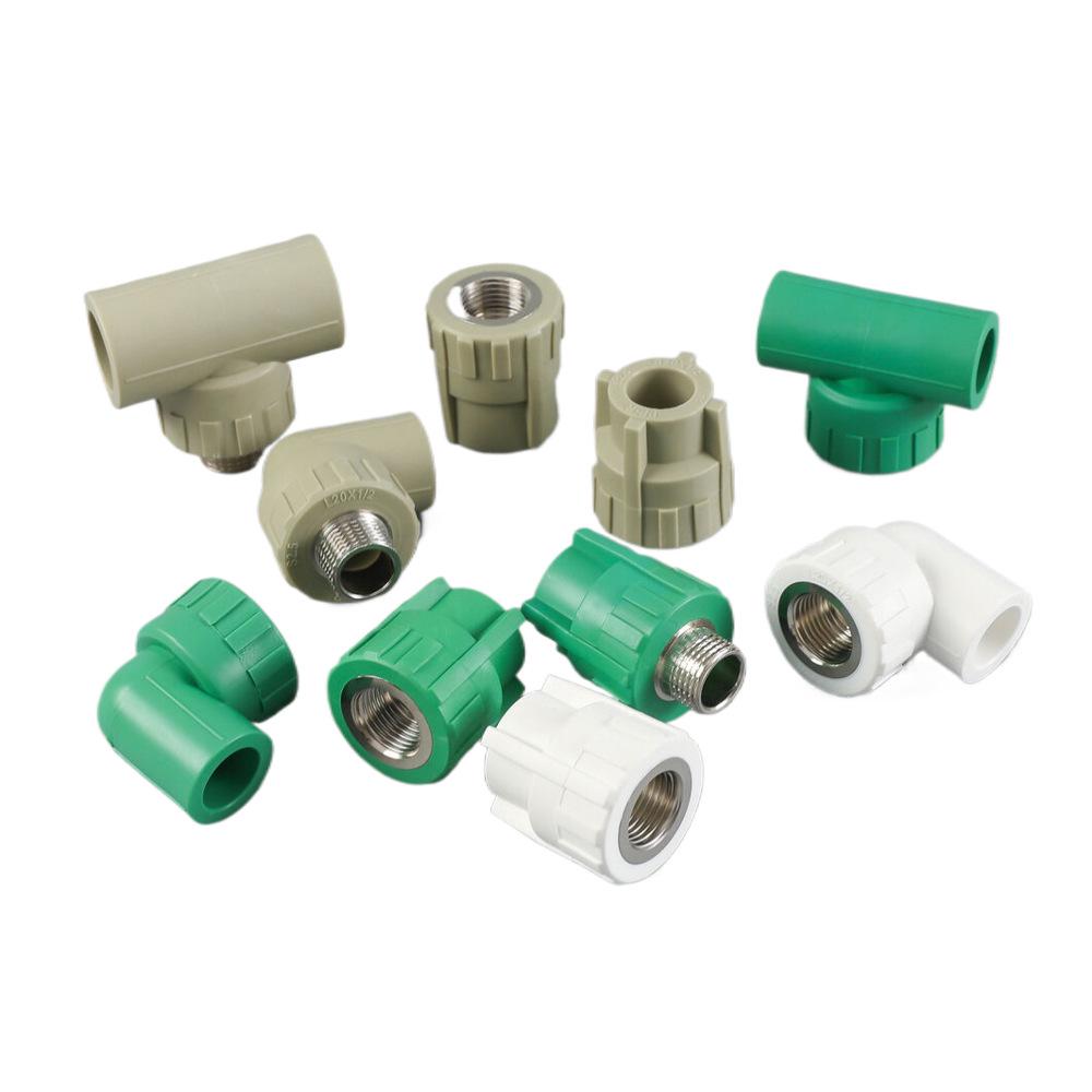 Weixing Style PPR Threaded Elbow Pipe Fittings - Thickened Internal/External Hot Melt Connections