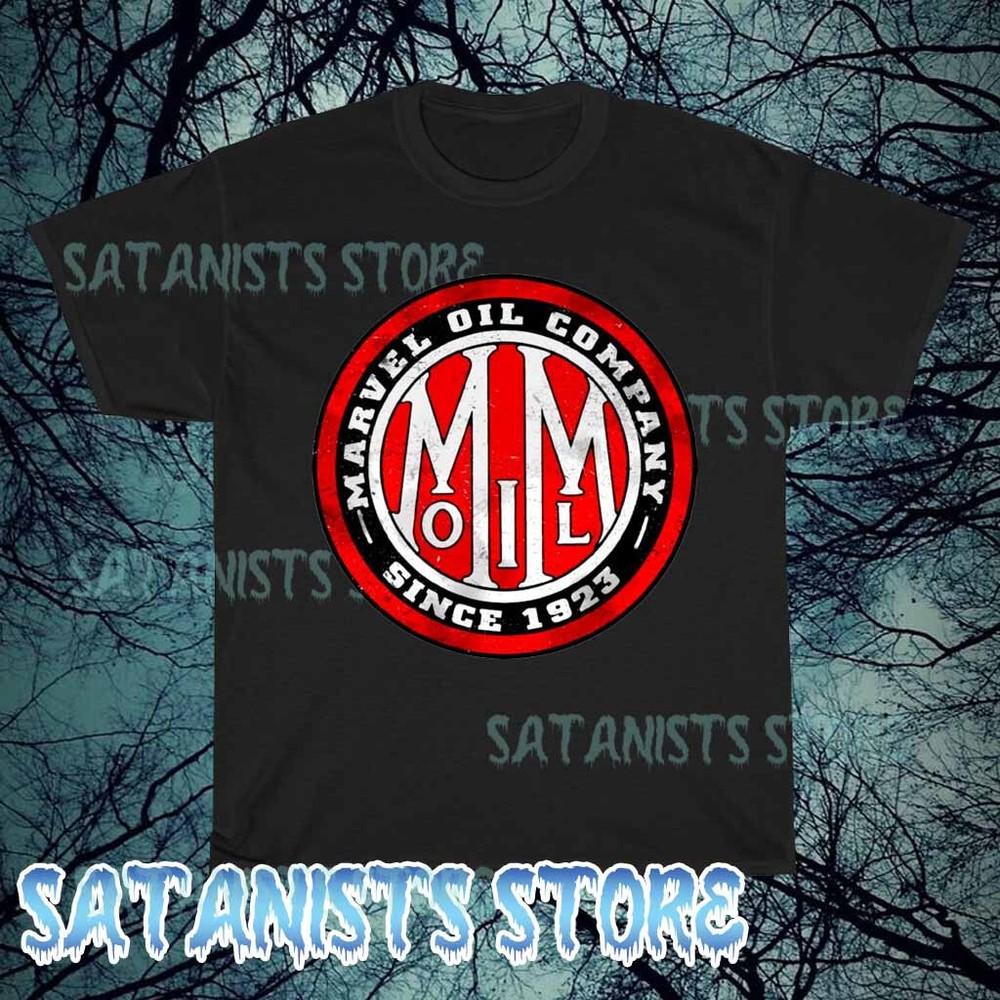 

New Marvel Mystery Oil vintage sign Logo Men s T-shirt funny size S to 5XL M