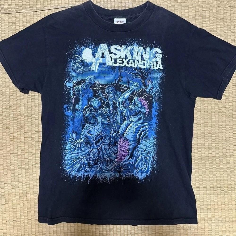 RARE ! Asking Alexandria band Monster Shirt Unisex Concert S-5XL Reprint HOT NEW Unisex T-Shirt XL