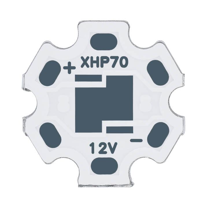 10pcs LED PCB Board Heat Sink Aluminum Base Plate Substrate 20mm Star DIY Flashlight Heatsink for XPH50 XPH70 6V 12V High