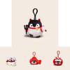 Pinguin Plüsch Schlüsselanhänger mit Weihnachtsmann Koi Eisbär Design für Geschenke und Sammlung