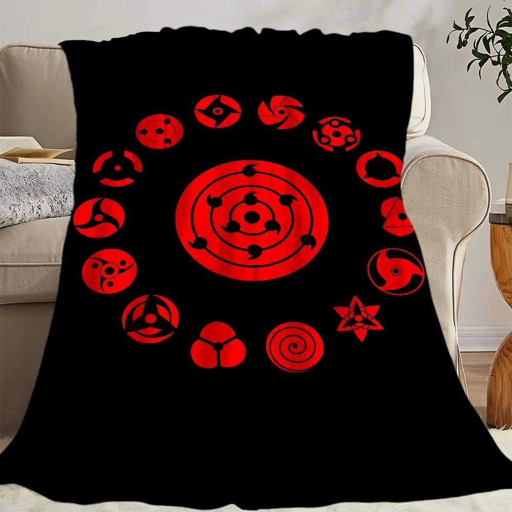 A-Akatsuki Cool N-Naruto-es Anime Blanket Blanket for Couch Sofa Travel Home Hiking Picni Bed Beding Flannel Blanket gift