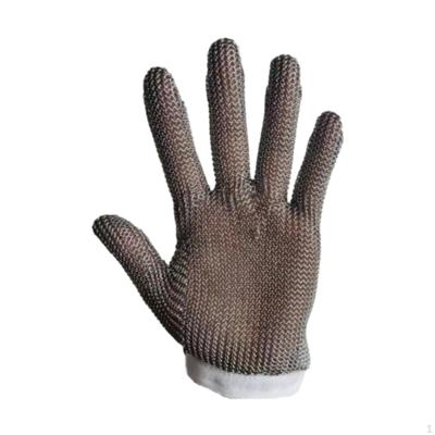 Mesh Metal Stab Cut Resistant Glove Butcher for Kitchen Sturdy Working Hand Protective