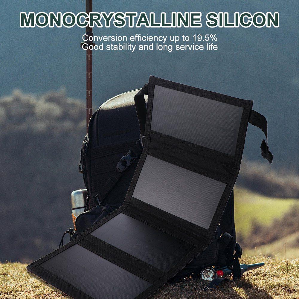 Waterproof Foldable USB Solar Panel Foldable Design Folding Solar Panel  Travel