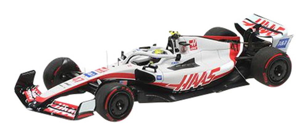 Minichamps scale Haas Mick Schumacher Bahrain GP 2022 finished product 1/43 VF-22
