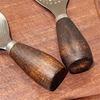 Stainless Steel Rice Spatula with Removable Strainer Ergonomic Handle Standing Serving Spoon