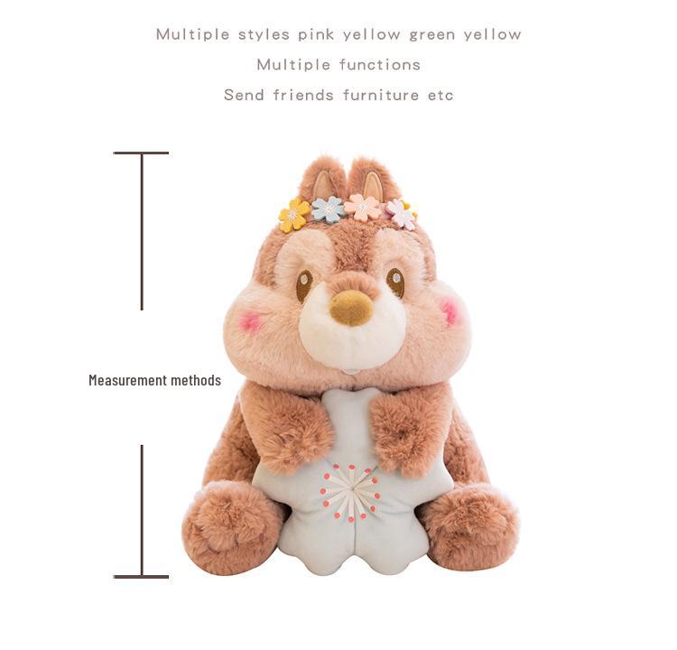 Cartoon Rabbit Plush Keychain Pendant - Cute Influencer Doll for Backpack or Car