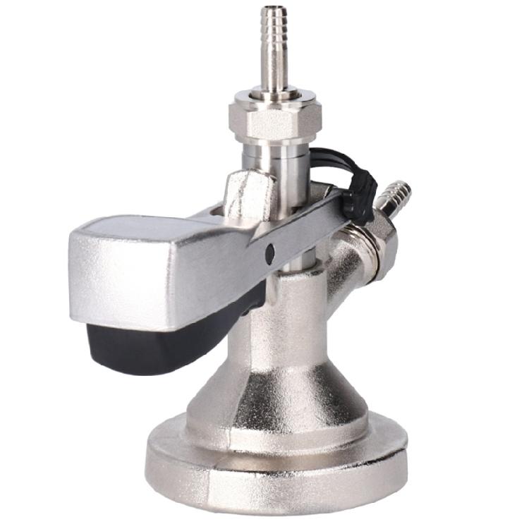 Stahlfasshahnverteiler-Kupplung 5/8 Typ A Bierfassverbinder Getränkespender mit Druckentlastungsventilen