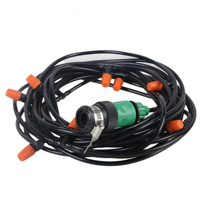 

Automatic Garden Misting System 30 Meter, Fog Nozzle Irrigation Kit With Adjustable Spray,For Efficient Plant Watering