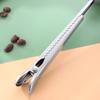 Stainless Steel Coffee Scoops Clip Tablespoon with Multifunctional Sealing Bag Clip for Ground Coffee and Beans