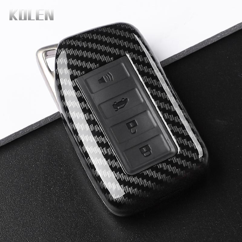 Abs Carbon Fiber Style Car Key Case Cover For Lexus Rx350 Nx300 Es300H Rx450H Gs300 Gx470 Is250 Es350 Lx570 Gx460 Nx300H Is300H