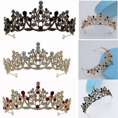 Neue Hochzeitskrone Kopfbedeckung Braut Grand Luxuriöse Strass Hochzeit Abendessen Hochzeit Stil Krone