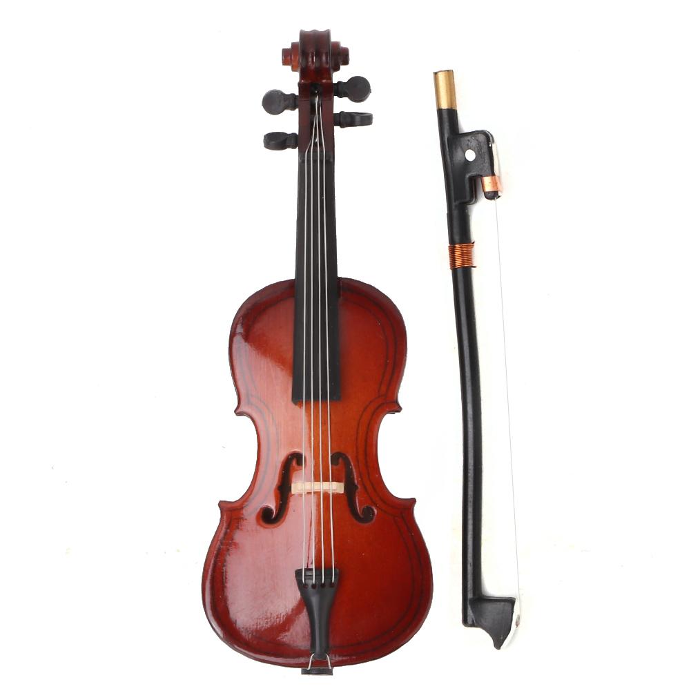 10cm Mini Wooden Cello Model Musical Instrument Model Musical Gifts Home Decor Ornaments