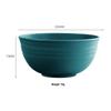 TK Exclusive Wheat Straw Bowl: 15cm Macaron Color, Vertical Stripe Design, Customizable with Logo