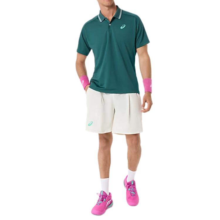 Asics Game Polo Actimotion Breeze Mesh Breathable Polo Shirt Men tops 2041A381-300