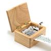 15 Tone DIY Hand Cranked Music Box Wooden Box With Hole Puncher And Paper Tapes for Kids Gifts