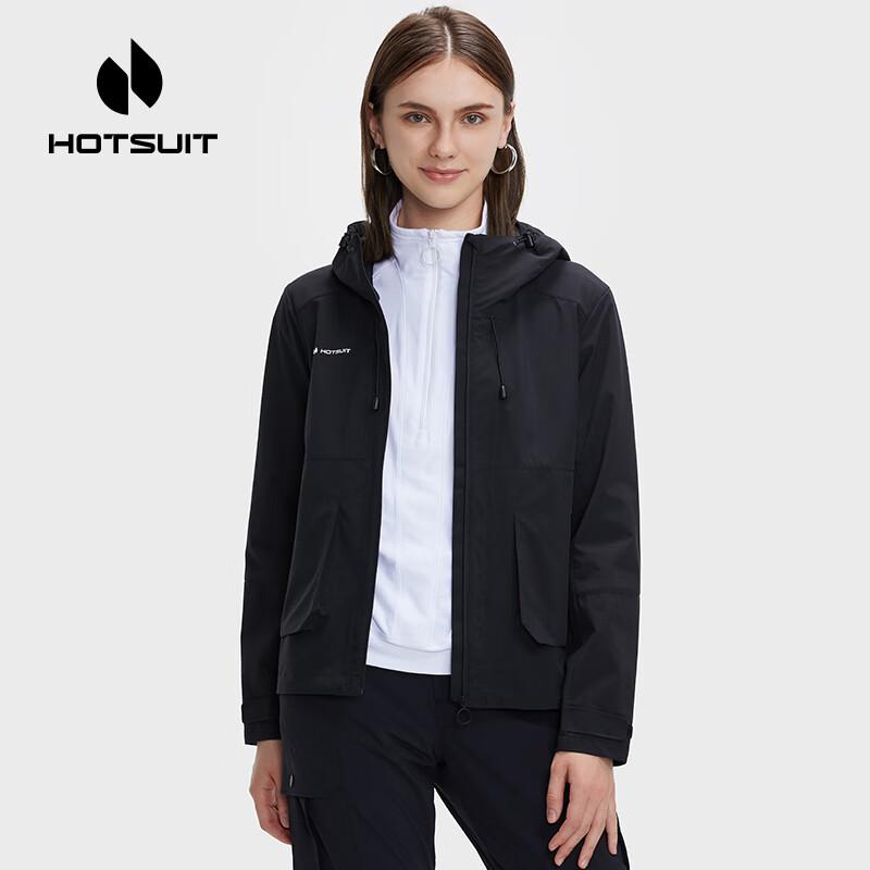 HOTSUIT Hooded Zip-Up Windbreaker Jacket